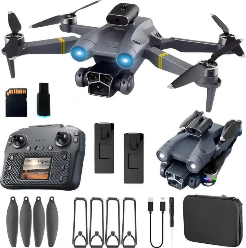 GAMESOUL M3 Ultra Drone with Gimbal Camera & Remote Screen | Easy-Control for Kids Drone