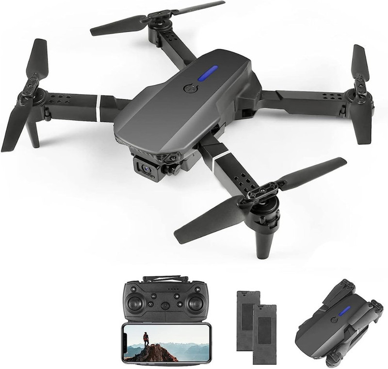 Swa Mi Drone Toy With HD Dual Camera Height Hold RC Foldable Quadcopter Helicopter1 Drone