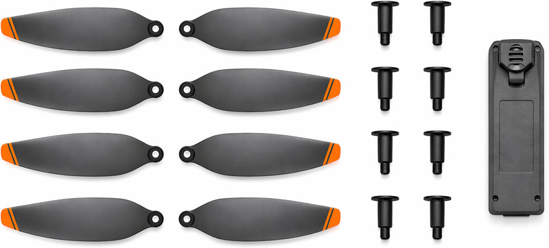 PAPASpace F9 Drone Propeller Kit with Battery 8 Blades Low-Noise & Lightweight Drone