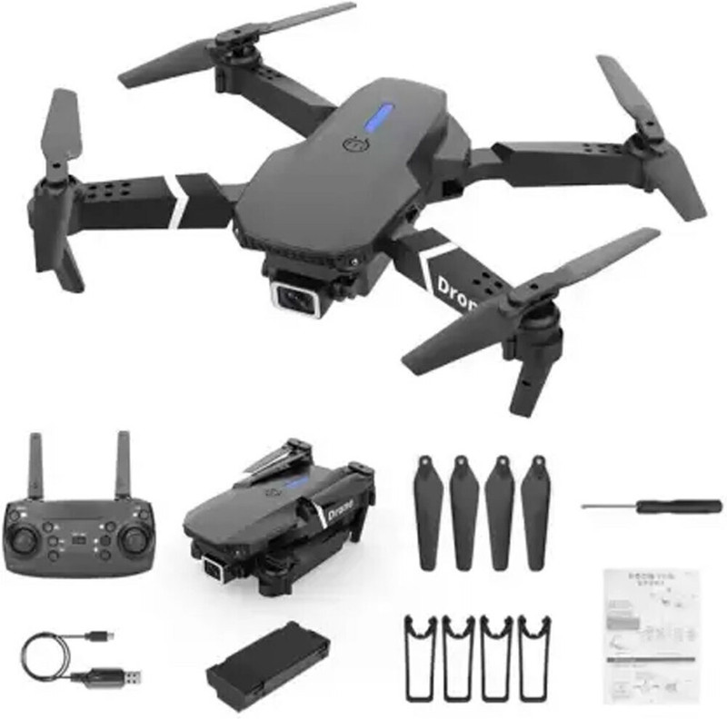 Swa Mi High Quality E88 Pro Remote Control dron Dual Camera dron 720p Video, Wifi Fpv1 Drone