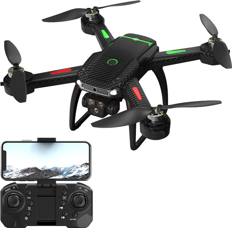 Playtastic A19 Pro 4K Hovering Quadcopter Black Carbon Fiber Infrared Obstacle Avoidance Drone