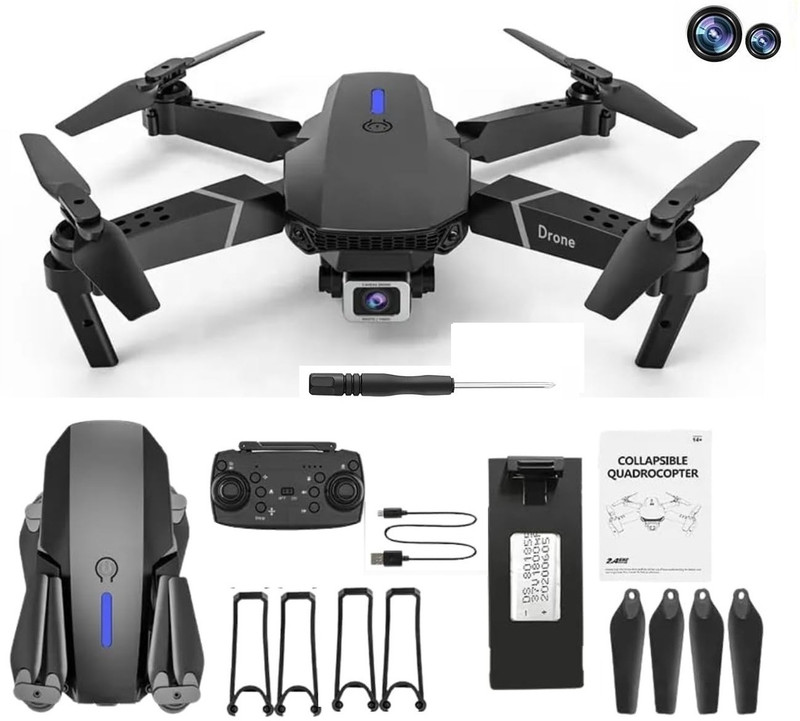 ANKIYAN E88 Pro Drone with 4K HD Dual Cameras, Foldable Quadcopter Drone