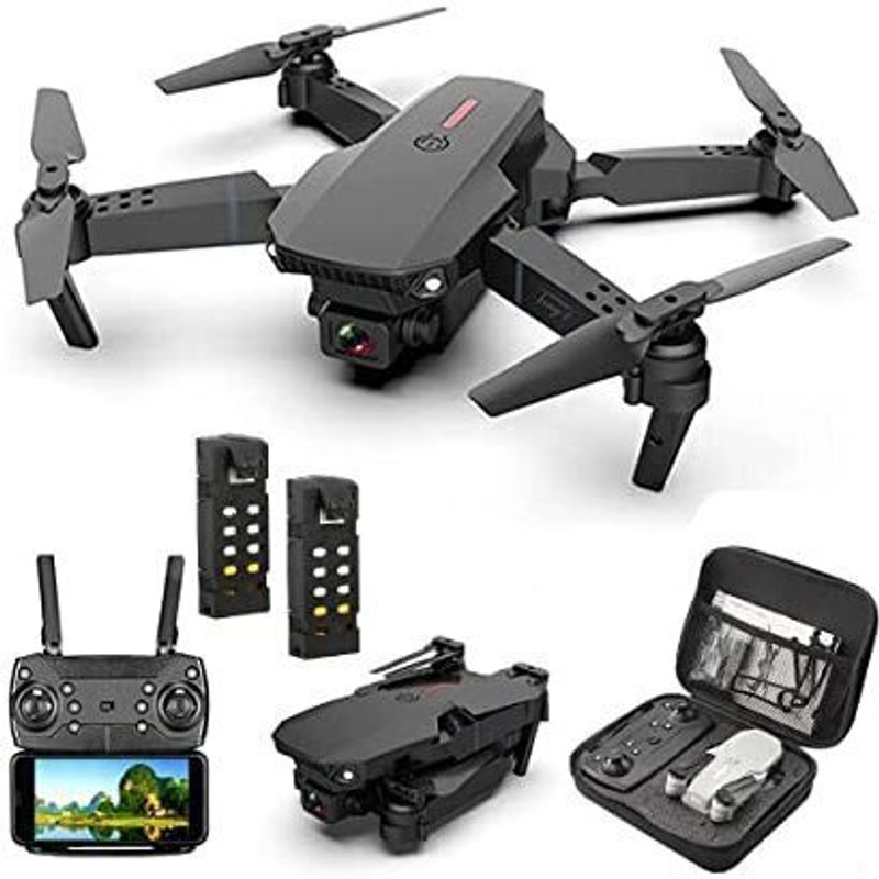 MAYURI CREATIONS 4K WiFi Dual Camera Drone for Adults & Kids with 2 Batteries and Toy Drone