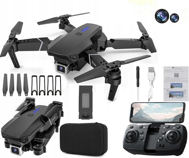 Mevara High-Defintion-Camera-Drone-with-1080P-HD-FPV-Camera-With-Dual-Camera Drone