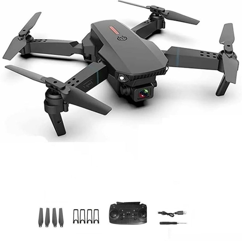 GLARIXA High Quality Best Selling Pro Remote Control E88 DE038 Dual Camera 720p Drone