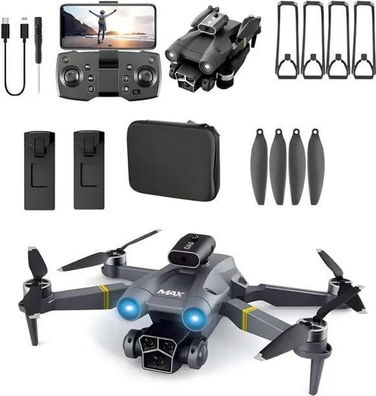 VISSHI M3 Max – 4K Dual Camera, Foldable Quadcopter with WiFi FPV & Long Flight Time Drone