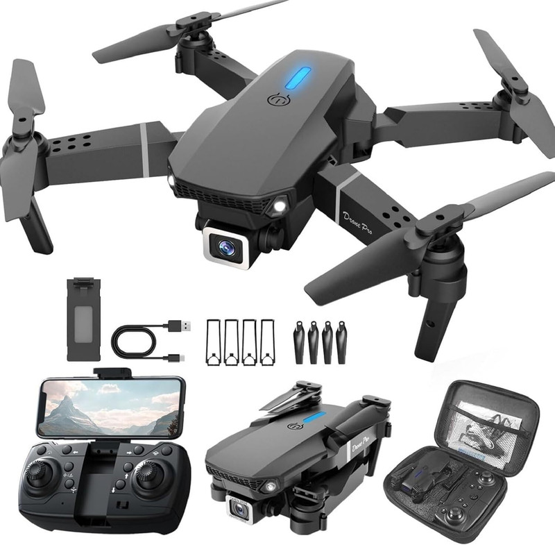 CLYSOL New Good Quality Quadcopter E88 WIFI Drone With Wide Angle HD Camera Drone Drone Drone