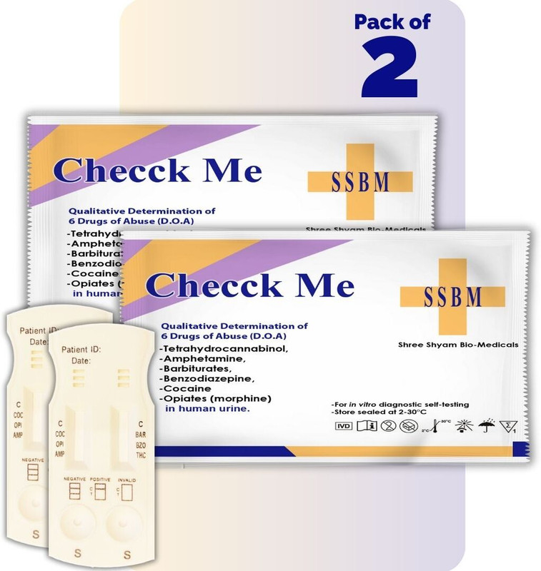 CHECCK ME DOA 6 Panel (Pack of 2's) Urine Drug Test