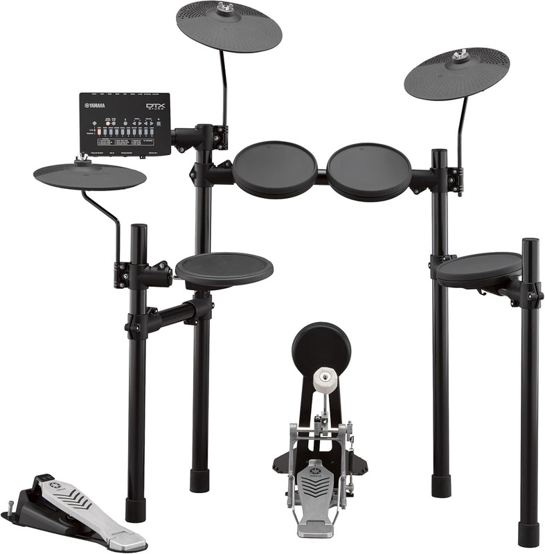 YAMAHA DTX452K Electronic Drum Kit with 3-Zone Snare Pad KP65 Kick Tower and Bass Pedal Electric 3 Drum Kit Set(Professional, Student, Kids)
