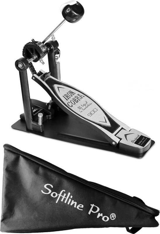 Softline Pro SP51-IC+BAG Single Bass Drum Pedal Chain Driven Drum Pedal(Single Pedal)
