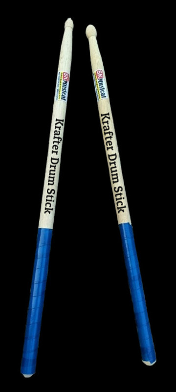 SK Musical Drums & Octapads Stick,Best Drum sticks for musician Blue Grip 16 inch Drumsticks(Drumsticks: 2)