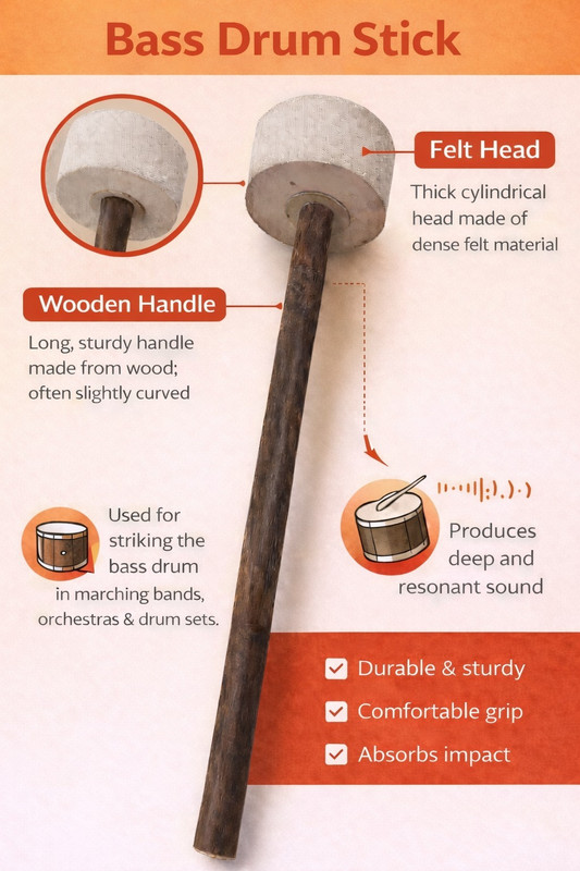 MUSIKING 7 Drumsticks(Drumsticks: 2)