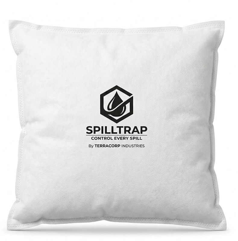 spilltrap Dry Chemical Refill Kit(Oil-Only Absorbent Pillows, High-Capacity Hydrophobic Spunbond, Pack of 10)