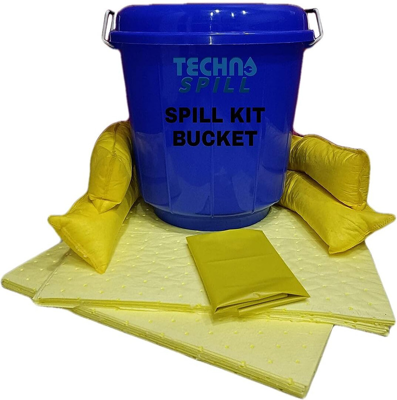 TECHNOSPILL Dry Chemical Refill Kit(TECHNODPILL Chemical Blue Backet Spill Kits 20 LTR)