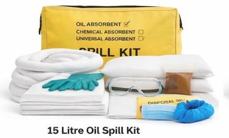 Sunshine Enterprises Dry Chemical Refill Kit(15L Suitable for Oil, water-based liquid spills, Machine maintenance areas.)