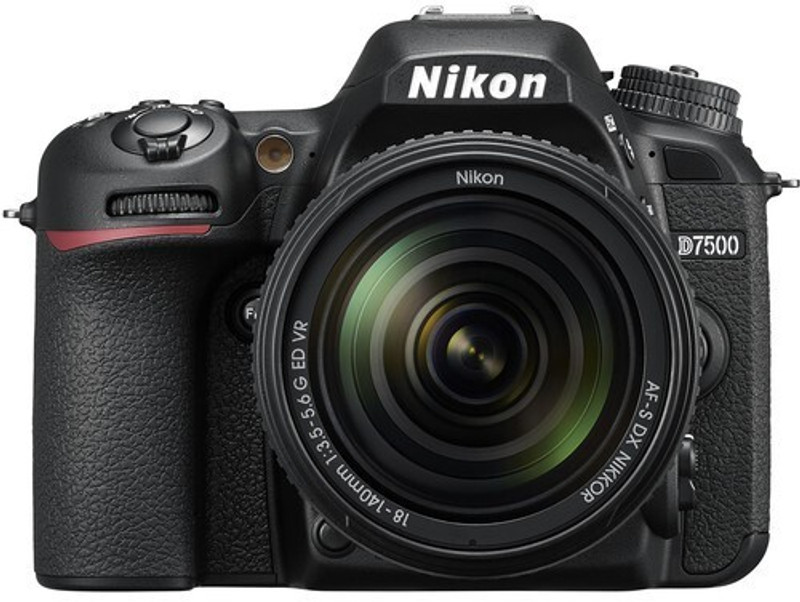 NIKON D7500 DSLR Camera Body with 18-140 mm Lens(Black)