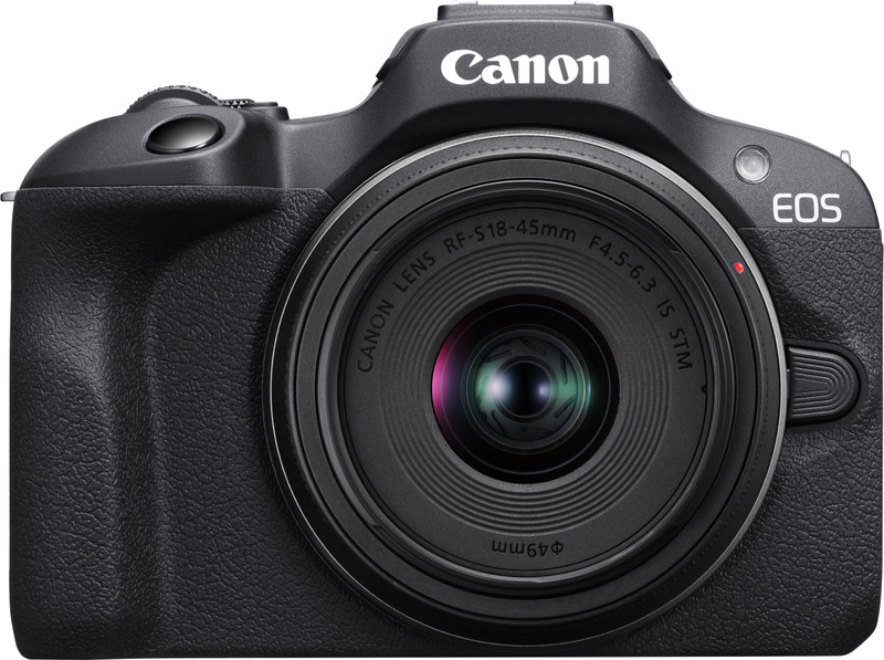 Canon R100 Mirrorless Camera RF-S 18-45mm f/4.5-6.3 IS STM(Black)