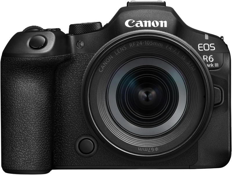 Canon EOS R6 Mark III Mirrorless Camera Body with RF24-105mm f/4-7.1 IS STM(Black)