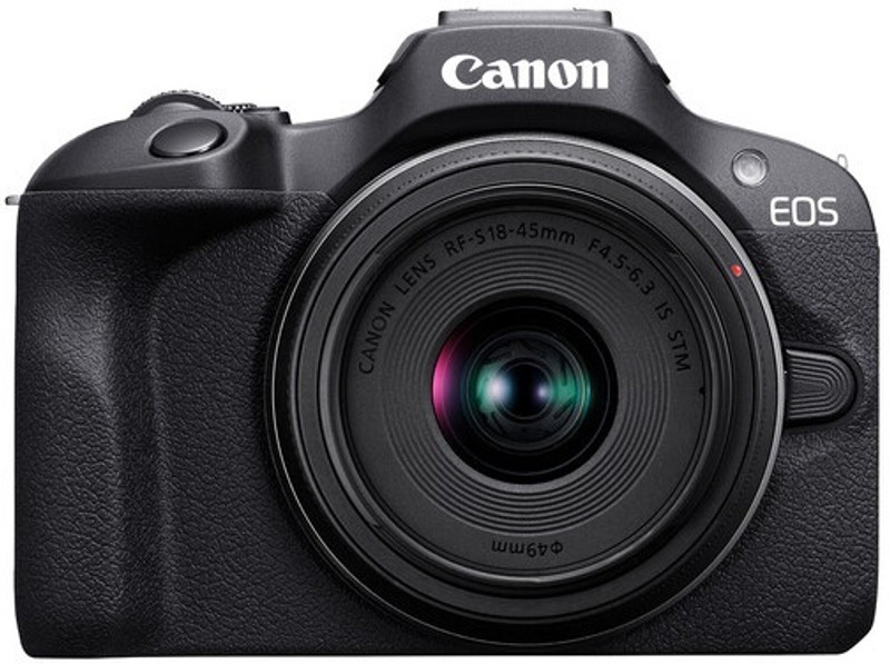 Canon EOS R100 24.1 MP Mirrorless Camera (Black) with RF-S18-45mm f/4.5-6.3 is STM Optical Zoom Lens