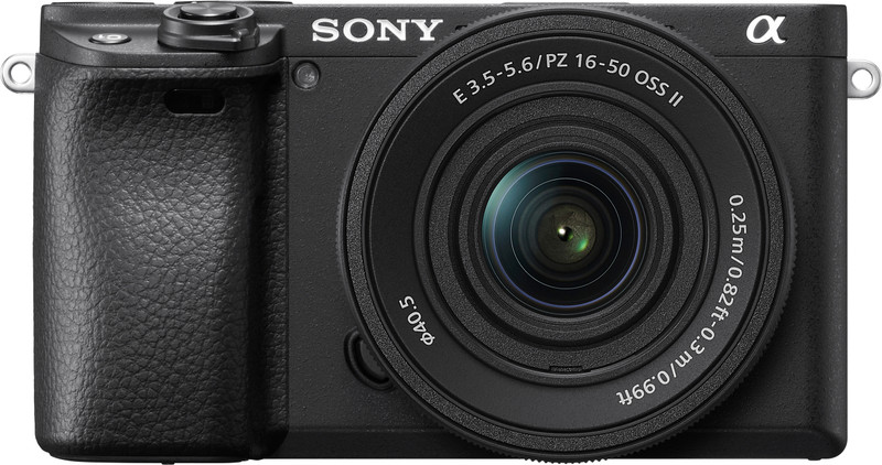 SONY ILCE-6400K/BQ IN5 Mirrorless Camera Body with SELP16502 Power Zoom(Black)