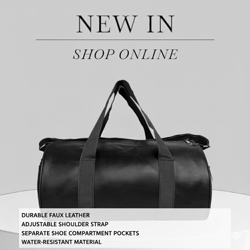 JRS COLLECTION (Expandable) DUFFLE GYM BAG Gym Duffel Bag