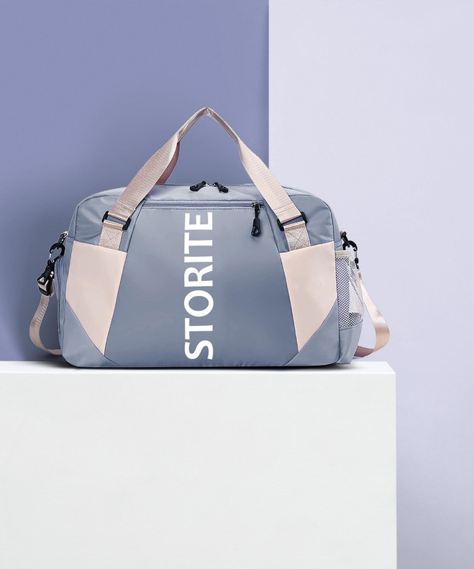 STORITE Nylon 47 Cm Travel Duffle Bag, Sports Shoulder Bag for Women Gym Duffel Bag