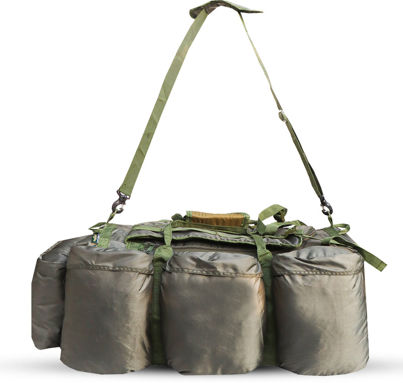 AZAD (Expandable) 150 L ARMY DUFFLE BAG WITH EXTRA PACE 3 BIG SIDE POCKET PROTECTED BASE Duffel Without Wheels
