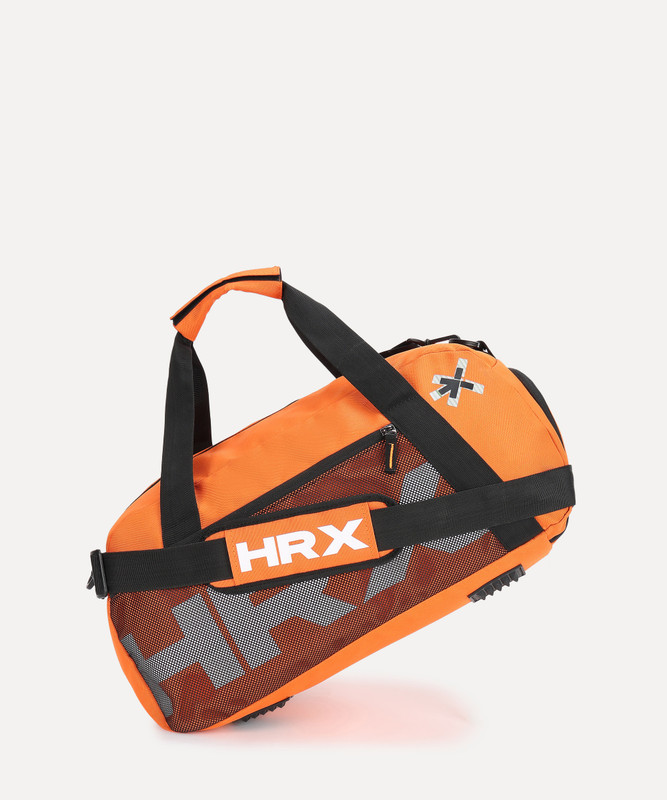 HRX by Hrithik Roshan Unisex Gym Duffle Bag With Shoe Compartment & Slot For Yoga Mat Gym Duffel Bag