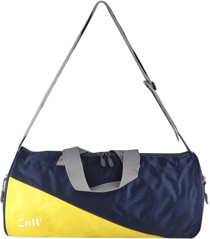 ZnW Gymbag,blueyellow,duffle bag,small travel bag Gym Duffel Bag