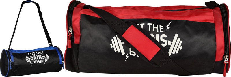 Rocketsale Let The Gains Begin Gym Bags For Men Fitness Bag/ Fitness Gym Bag/Sport Bag Gym Duffel Bag