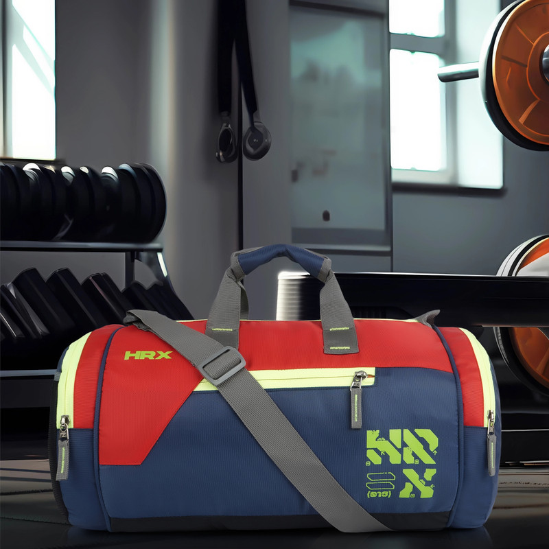 HRX by Hrithik Roshan (Expandable) Heavy Duty Gym & Travel Duffle Bag | Sports Bag for Workout & Outdoor Activities Gym Duffel Bag