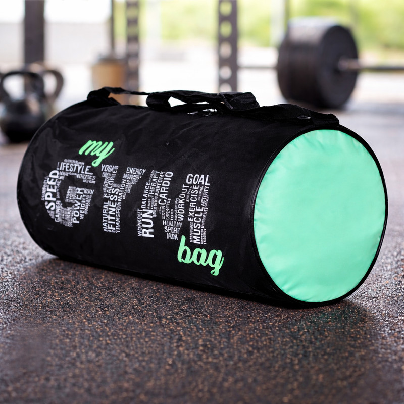 MONVELLI 3001_GREEN _BLACK_ROYAL_GYM_BAG Gym Duffel Bag