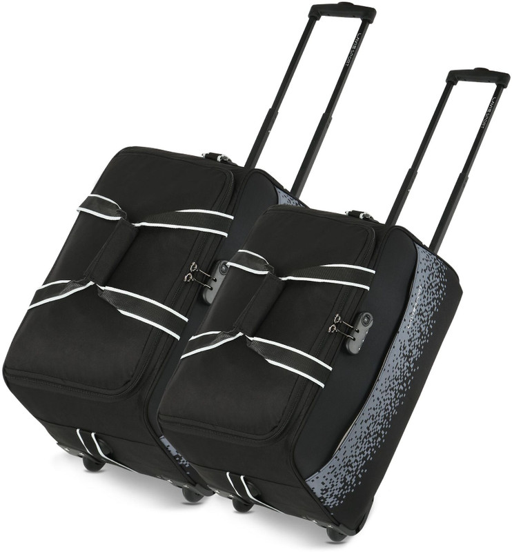 Lavie Sport 24 inch/63 cm (Expandable) Pixel Set of 2 Wheel Duffle Bag Duffel With Wheels (Strolley)