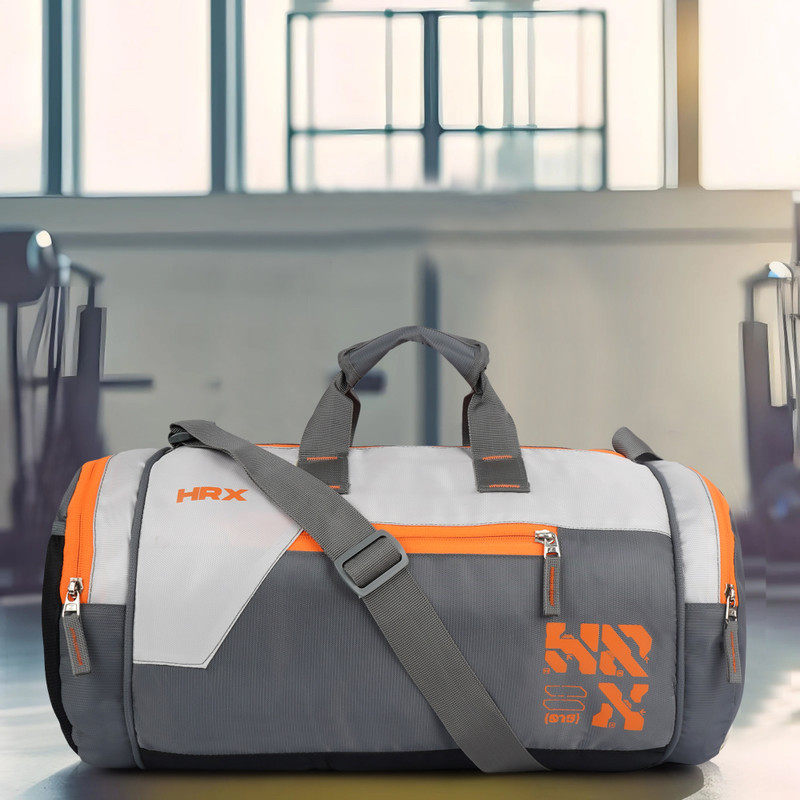 HRX by Hrithik Roshan (Expandable) Cross Training Duffel Bag | Durable Polyester Gym & Travel Bag Gym Duffel Bag