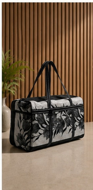 Aradhyaenter Waterproof Floral Luggage Storage Handbag Duffel Without Wheels