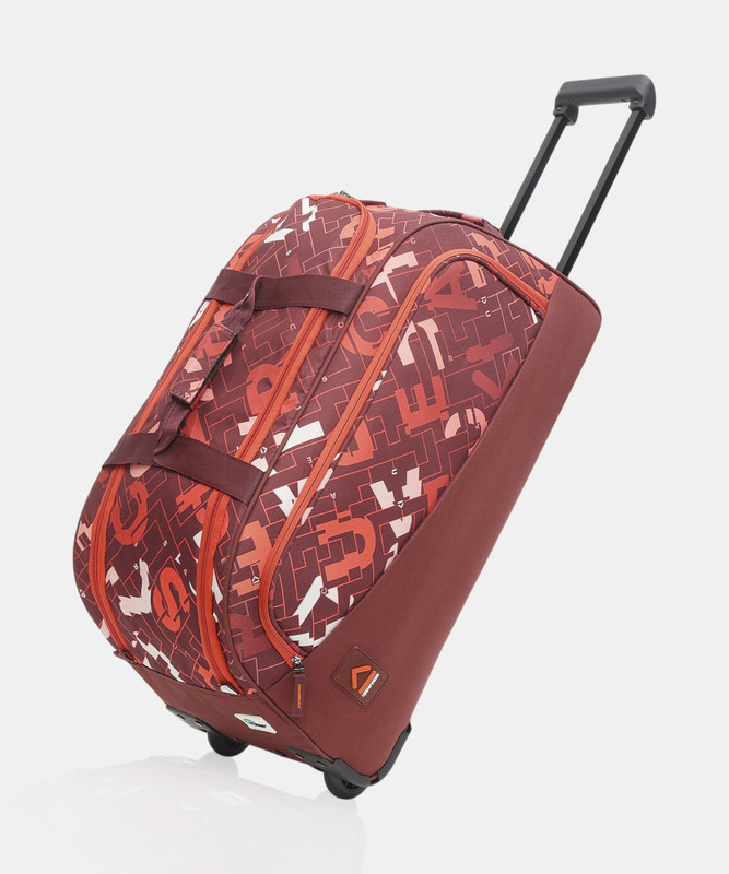 Uppercase Grid 62 Dust Resistant Spacious Main Compartment Smooth 2 Wheels Duffel With Wheels (Strolley)