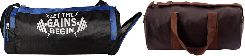 Fitness Refoam DB_Leatherite Fitness Gym Bag/Duffel Bag/Travel Bag/Sports Bag Gym Duffel Bag