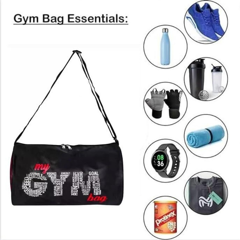 COOL INDIANS Gym Bag and Shaker Combo|Adjustable Shoulder Strap|Protein Shaker Bottle (700ml)(Blue, Kit Bag)