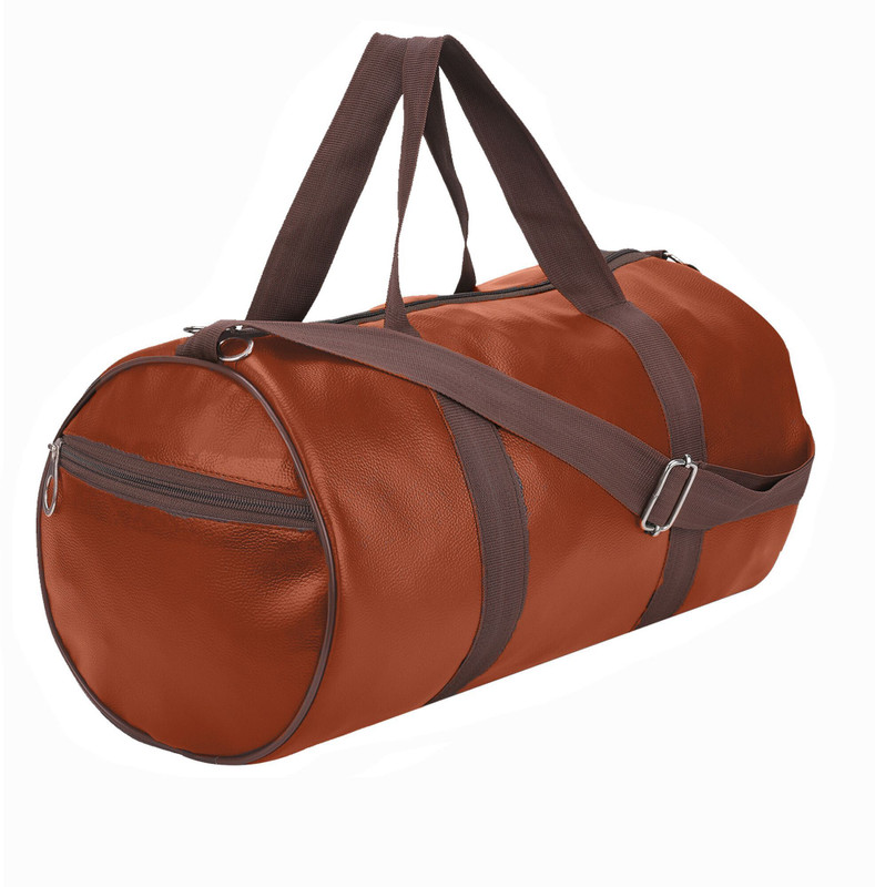 COOL INDIANS (Expandable) Premium quality Brown/Tan Rex Multipurpose Gym/Sport Bag with side Pocket Gym Duffel Bag