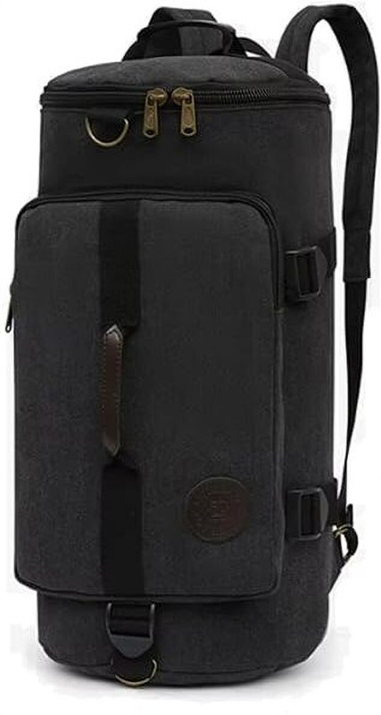 KARRIER Black Gym Duffel Bag
