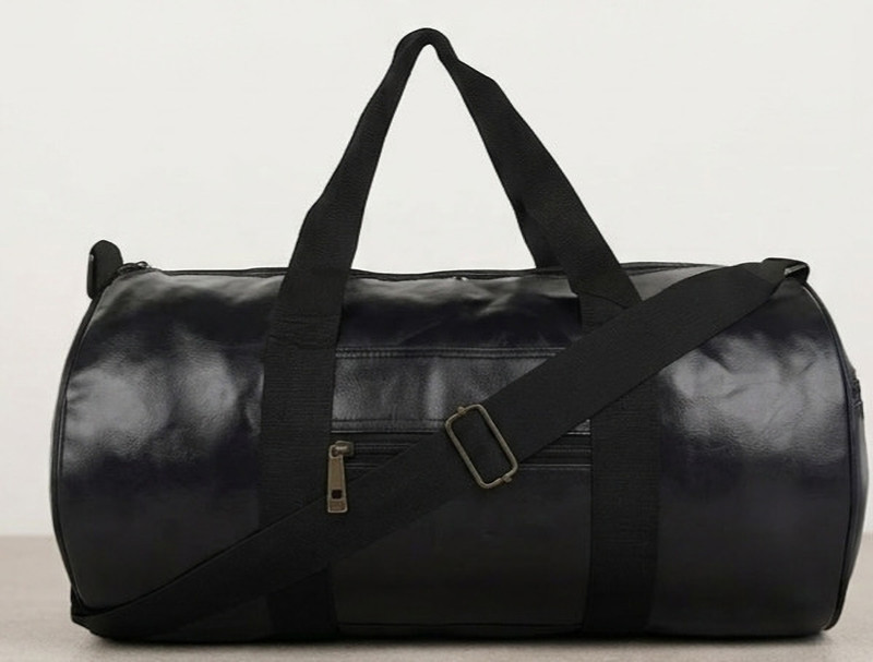 BLOOMWISE BLACK DUFFEL FITNESS Gym Duffel Bag