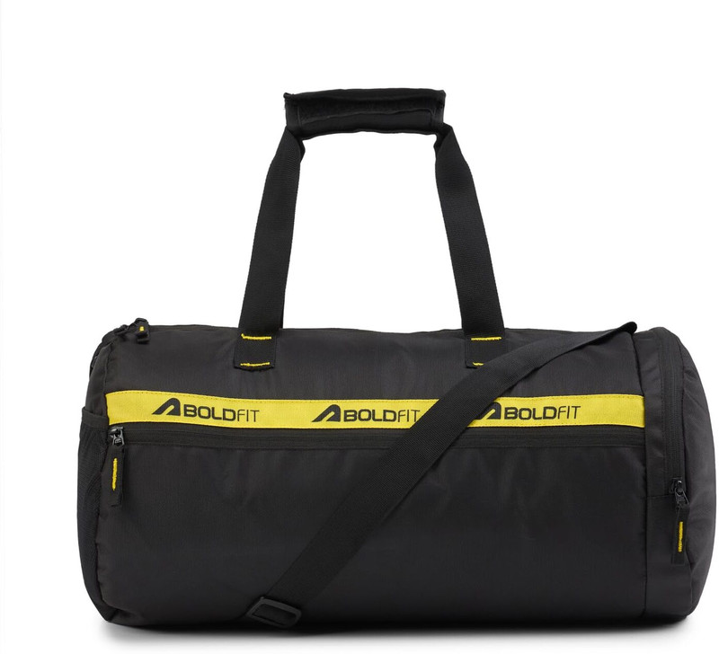 BOLDFIT (Expandable) Gym Duffel Bag Waterproof Travel Bag with Multiple Compartments for Men & Women Gym Duffel Bag