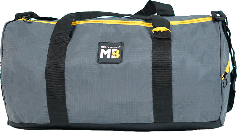 MUSCLEBLAZE BackPack Gym Bag, For Men and Women, Grey, 30 litres Gym Duffel Bag