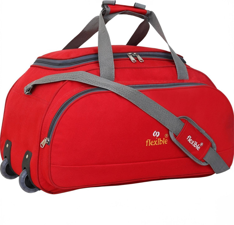 Flexible (Expandable) FB Luggage with wheels Duffel With Wheels (Strolley)