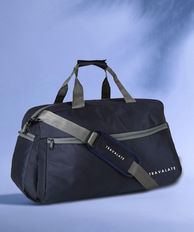 Travalate 20 Inch Blue Travel Duffle/ Weekender Bag/ Luggage Bag Duffel Without Wheels