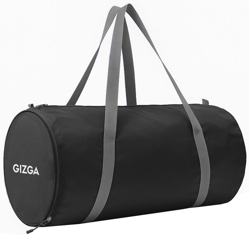 Gizga Essentials Gym Duffle Bag 21L with Shoe Compartment & Adjustable Strap for Men & Women(Black, Kit Bag)