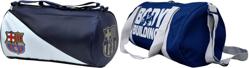 Rocketsale DB_BodyBuilding Blue Stylish Gym Bag Duffle Bag Travel Bag (Polyster,Size 30L) Gym Duffel Bag