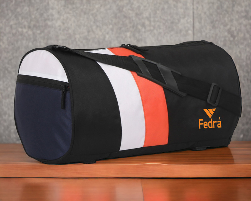 FEDRA (Expandable) Branded gym Duffel Bag - Trendy Men & Women Sport Gym Bag Duffel Gym Duffel Bag