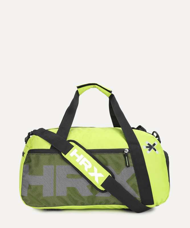 HRX by Hrithik Roshan Unisex Gym Duffle Bag With Shoe Compartment & Slot For Yoga Mat Gym Duffel Bag