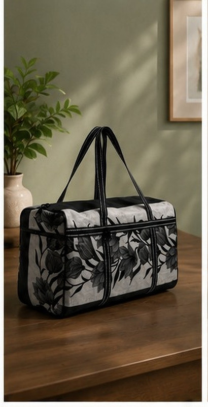 Aradhyaenter Large Capacity Foldable Travel Tote Bag Duffel Without Wheels